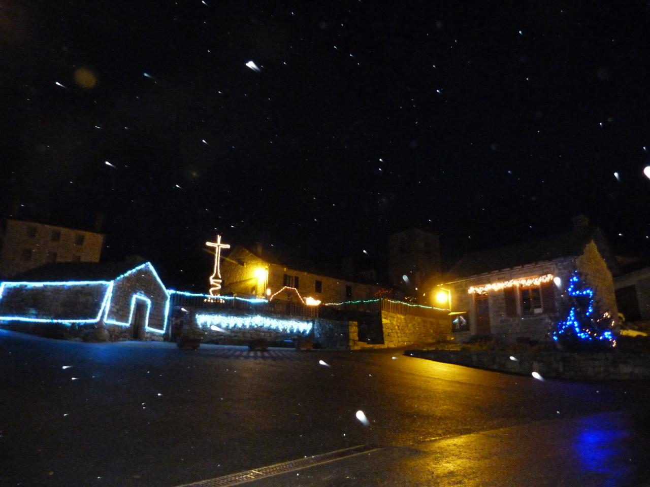 La place de Lajo à Noël